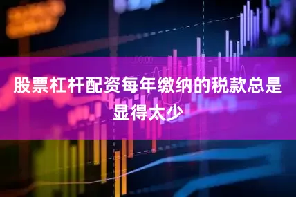 股票杠杆配资每年缴纳的税款总是显得太少